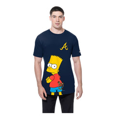Atlanta Braves MLB x Simpsons Local T-Shirt Navy | New Era
