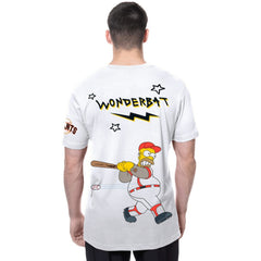 San Francisco Giants MLB x Simpsons Homer Wunderbat SS Tee White | New Era