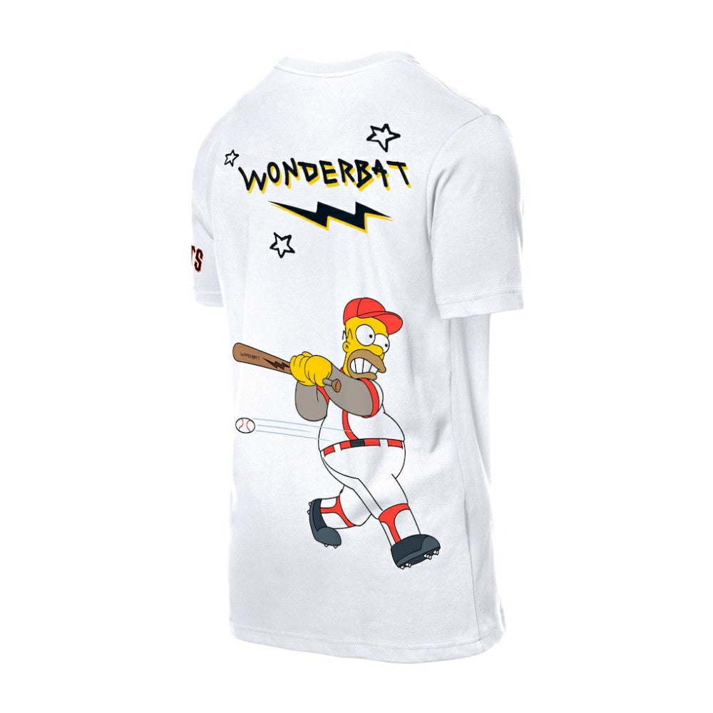 San Francisco Giants MLB x Simpsons Homer Wunderbat SS Tee White | New Era