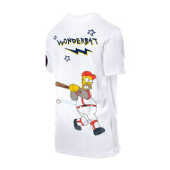 Houston Astros MLB x Simpsons Homer Wonderbat T-Shirt White | New Era