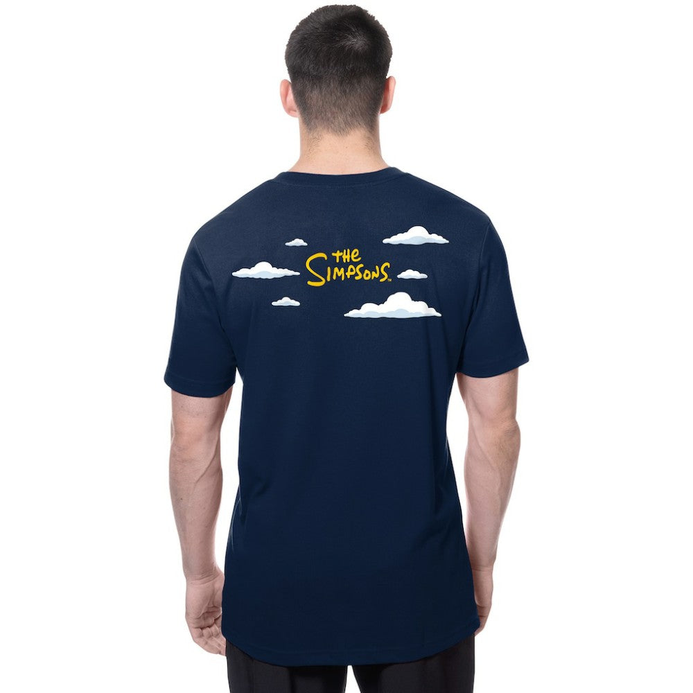 Houston Astros MLB x Simpsons 2026 Collab Clouds T-Shirt Navy | New Era