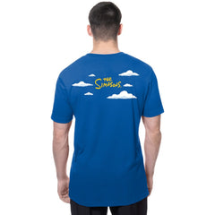 Chicago Cubs MLB x Simpsons 2026 Collab Clouds T-Shirt Royal | New Era