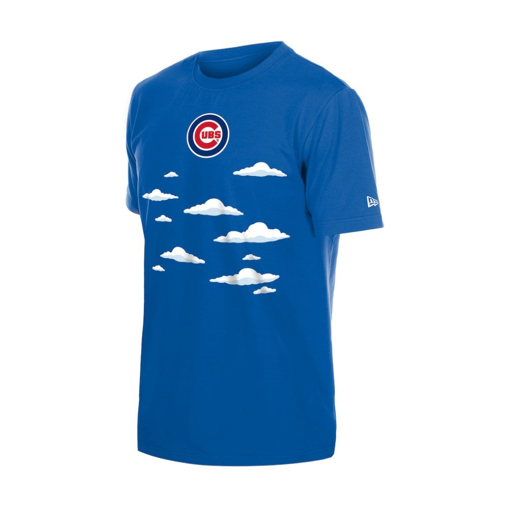 Chicago Cubs MLB x Simpsons 2026 Collab Clouds T-Shirt Royal | New Era