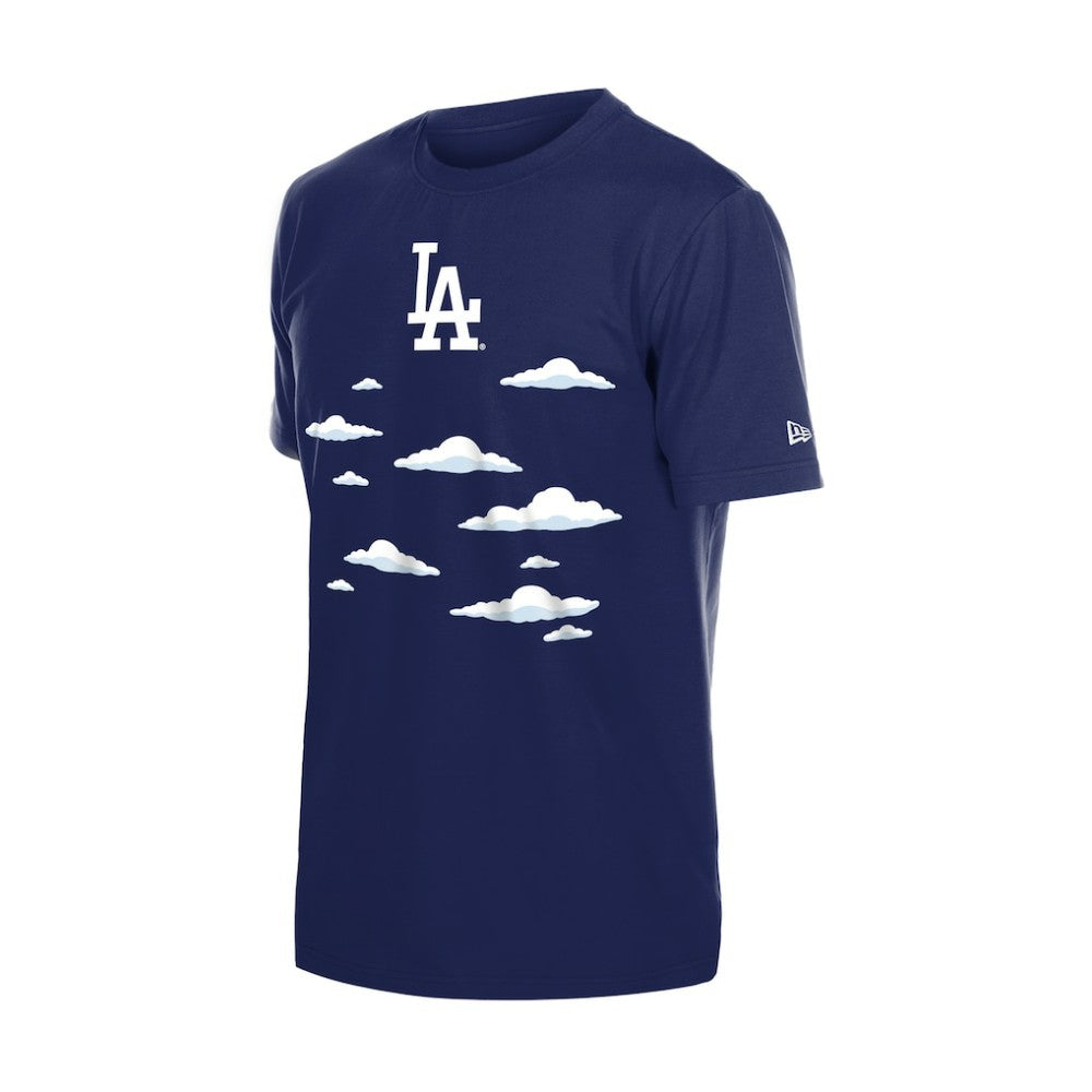 Los Angeles Dodgers MLB x Simpsons 2026 Collab Clouds T-Shirt Royal | New Era