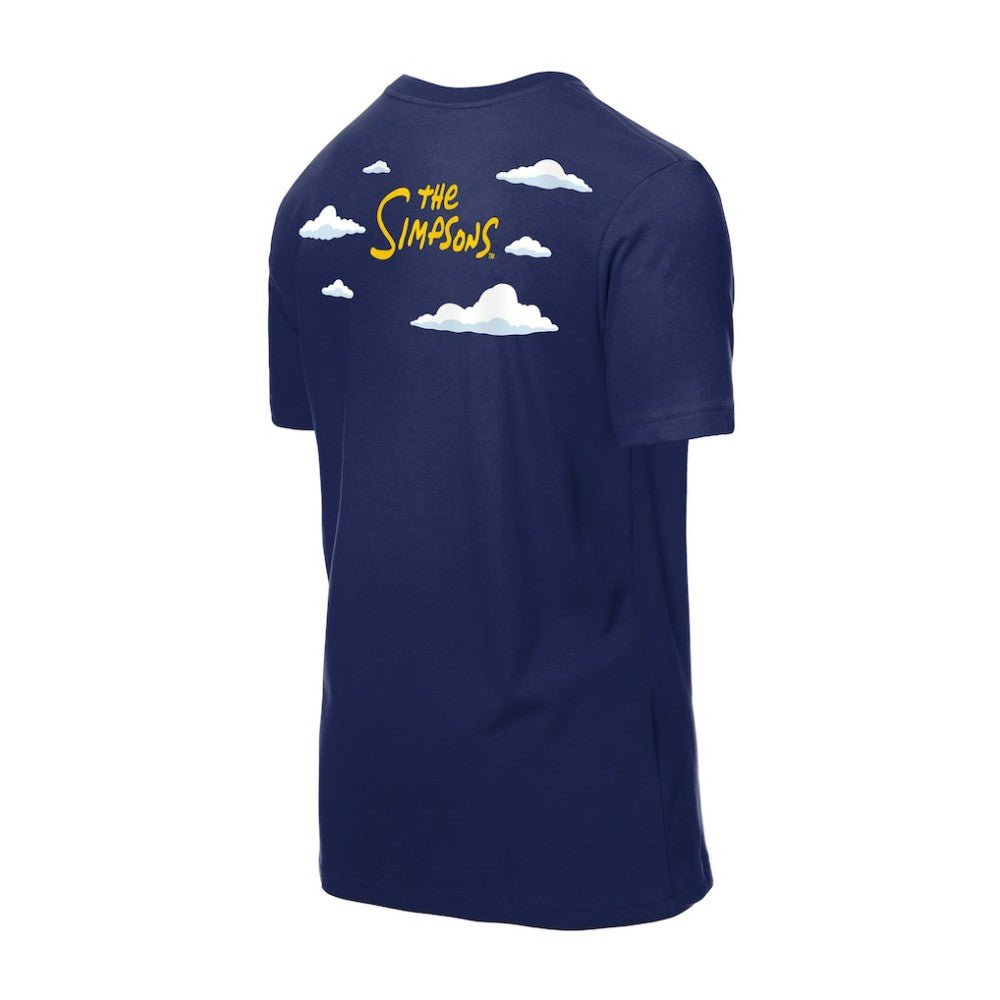 Los Angeles Dodgers MLB x Simpsons 2026 Collab Clouds T-Shirt Royal | New Era
