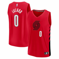 Damian Lillard Portland Trail Blazers Fast Break Replica Jersey - Red - Statement Edition
