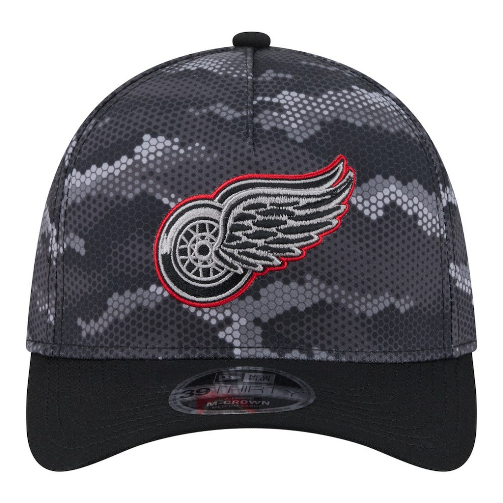 Detroit Red Wings New Era Zero Dark 39THIRTY Flex Hat Black