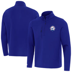 Los Angeles Dodgers Antigua Back-to-Back World Series Champions Insider Quarter-Zip Pullover Royal