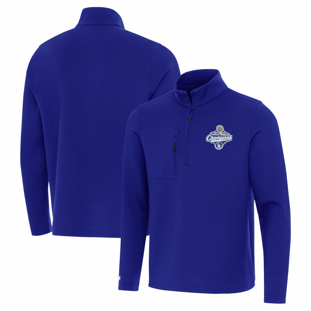 Los Angeles Dodgers Antigua 2025 World Series Champions Insider Quarter-Zip Pullover Royal