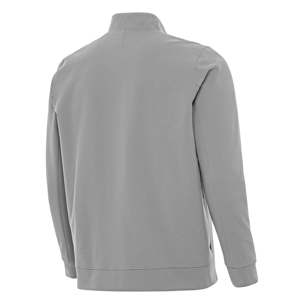 Los Angeles Dodgers Antigua Back-to-Back World Series Champions Regard Full-Zip Jacket Gray