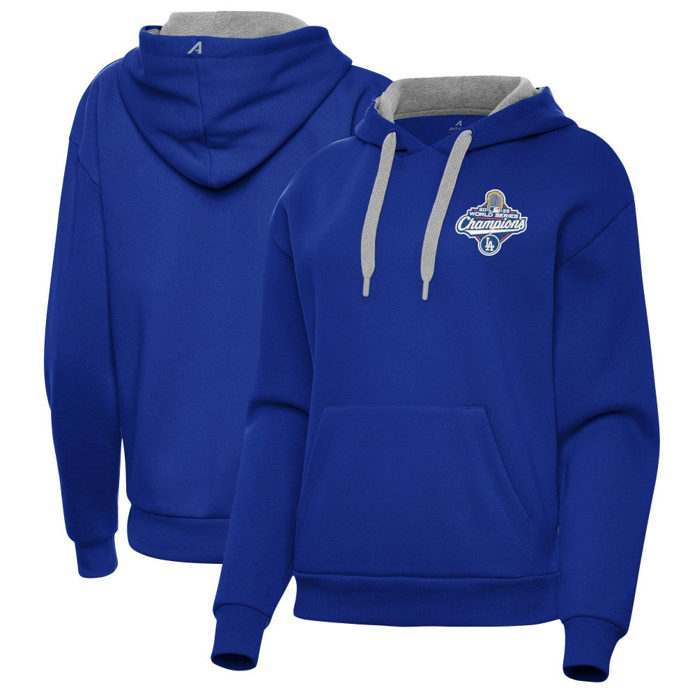 Los Angeles Dodgers Antigua Women's 2025 World Series Champions Victory Hoodie Royal