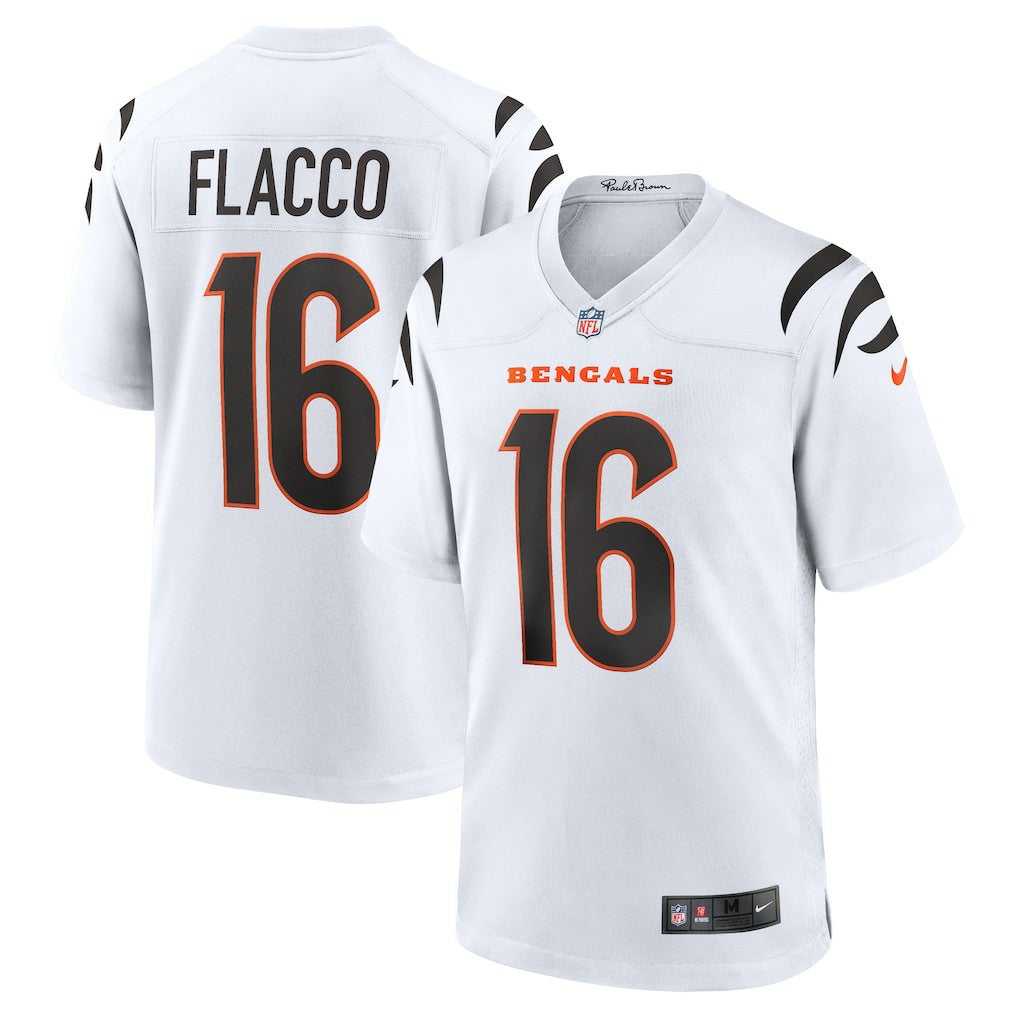 Joe Flacco Cincinnati Bengals Game Jersey - White