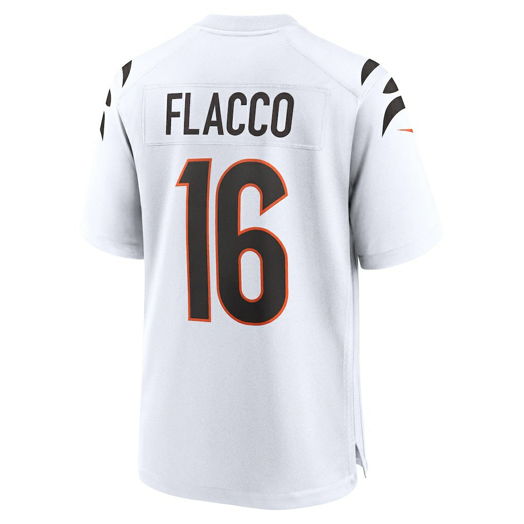 Joe Flacco Cincinnati Bengals Game Jersey - White