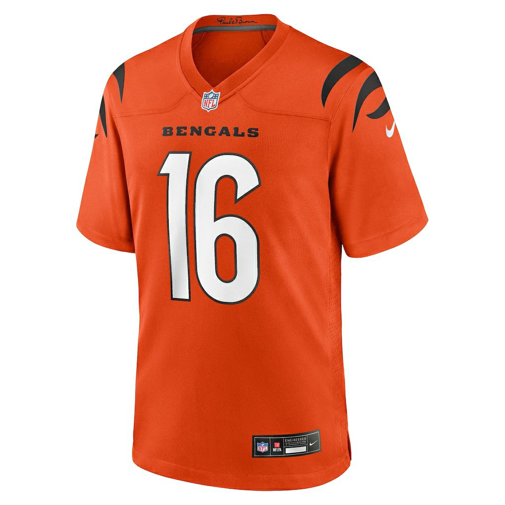 Joe Flacco Cincinnati Bengals Alternate Game Jersey - Orange