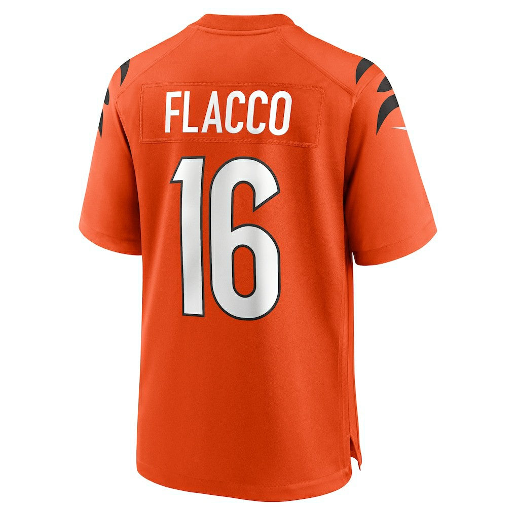 Joe Flacco Cincinnati Bengals Alternate Game Jersey - Orange