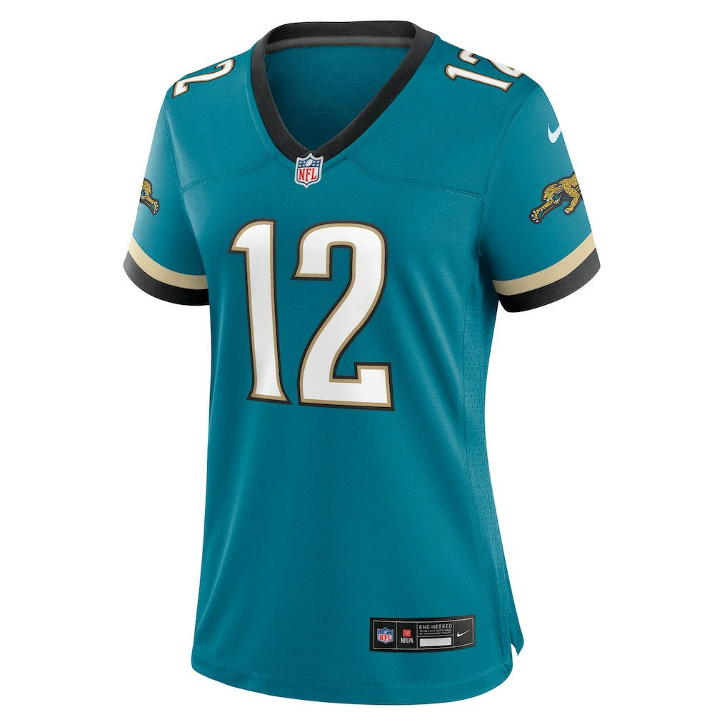 Travis Hunter Jacksonville Jaguars Women's Alternate 2 Prowler Throwback Game Jersey - Teal