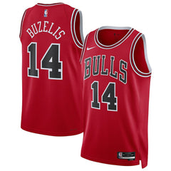 Matas Buzelis Chicago Bulls Unisex Swingman Player Jersey sale - Icon Editi- Red