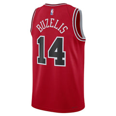 Matas Buzelis Chicago Bulls Unisex Swingman Player Jersey sale - Icon Editi- Red