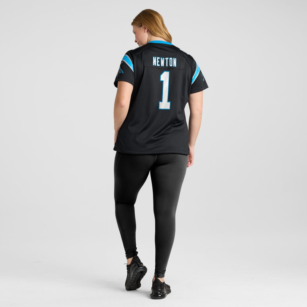 Cam Newton Carolina Panthers Women's Team Retired Game Jersey - Black