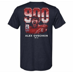 Alexander Ovechkin Washington Capitals 500 Level 900th Career Goal Tri-Blend T-Shirt Navy