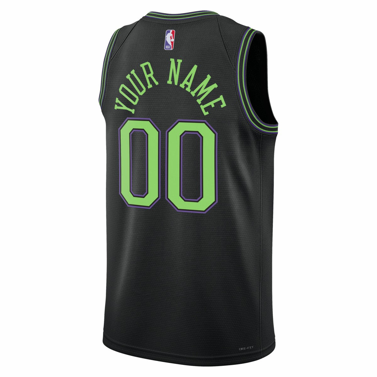 New Orleans Pelicans Unisex 2025/26 City Edition Swingman Custom Jersey - Black