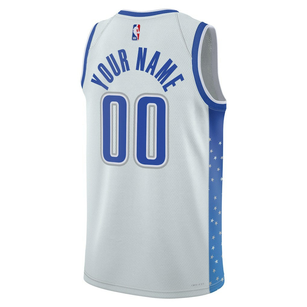Orlando Magic Unisex 2025/26 City Edition Swingman Custom Jersey - Silver