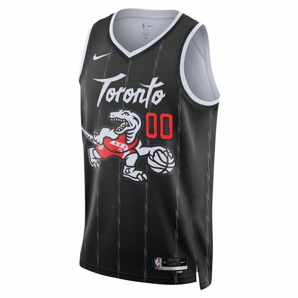 Toronto Raptors Unisex 2025/26 City Edition Swingman Custom Jersey - Black