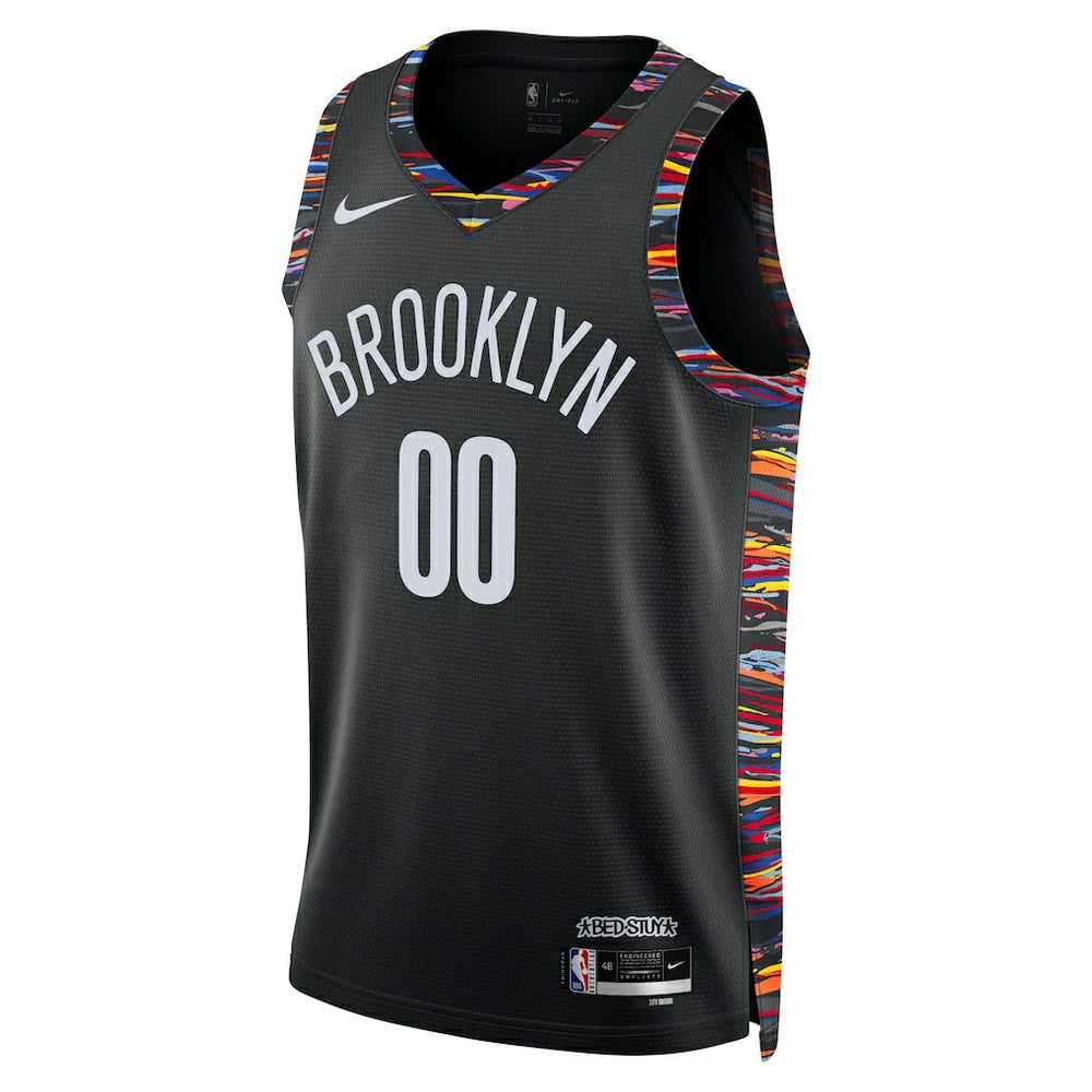 Brooklyn Nets Unisex 2025/26 City Edition Swingman Custom Jersey - Black