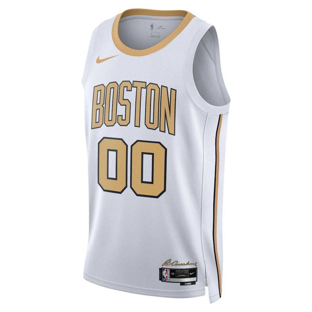 Boston Celtics Unisex 2025/26 City Edition Swingman Custom Jersey - White