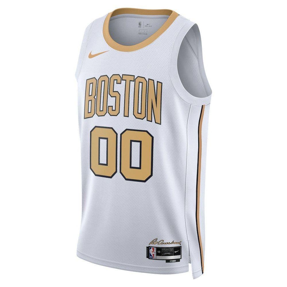 Boston Celtics Unisex 2025/26 City Edition Swingman Custom Jersey - White