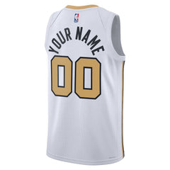Boston Celtics Unisex 2025/26 City Edition Swingman Custom Jersey - White