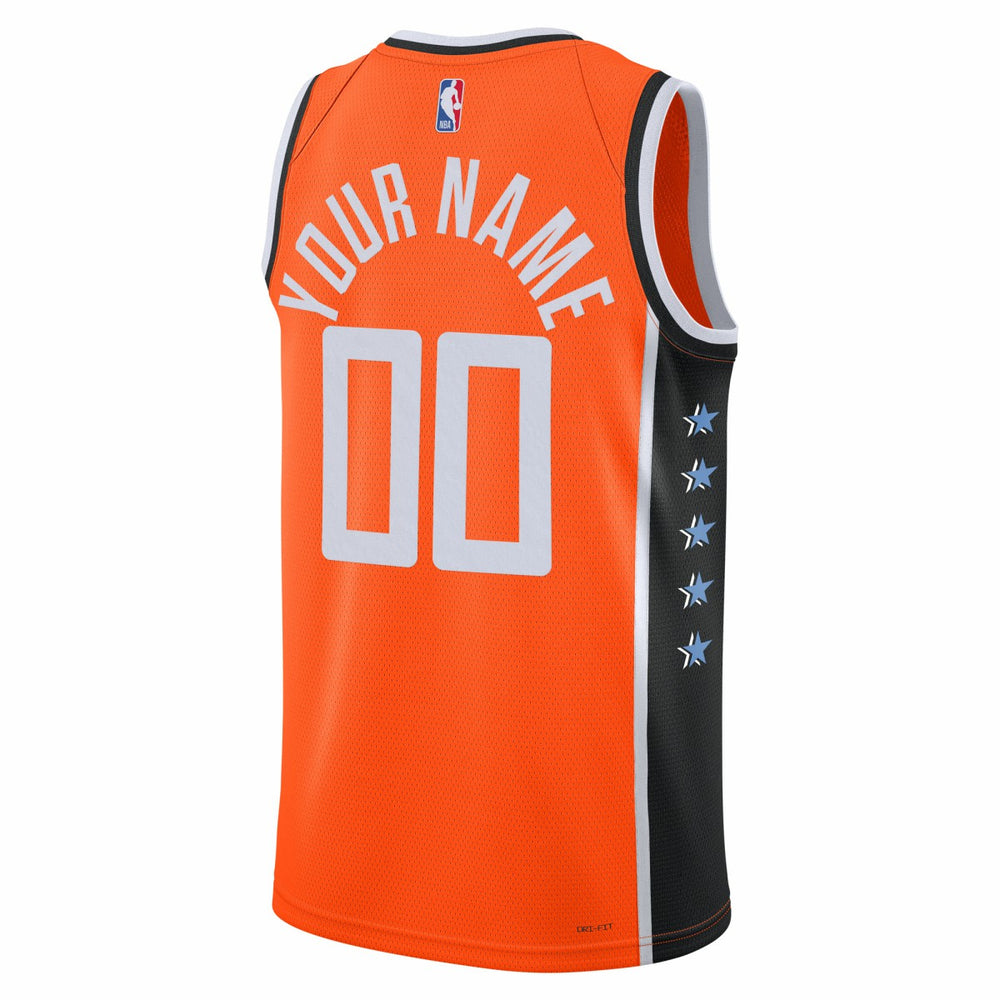 LA Clippers Unisex 2025/26 City Edition Swingman Custom Jersey - Orange