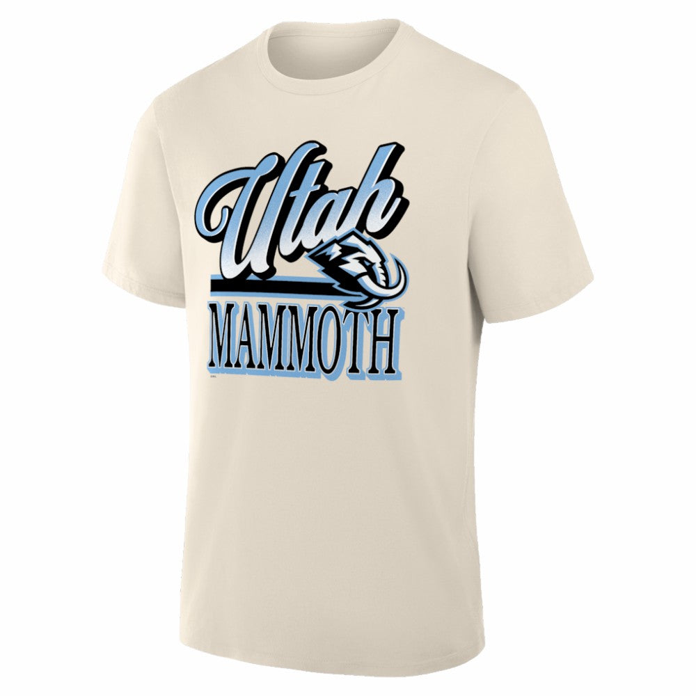 Utah Mammoth Legacy T-Shirt Cream
