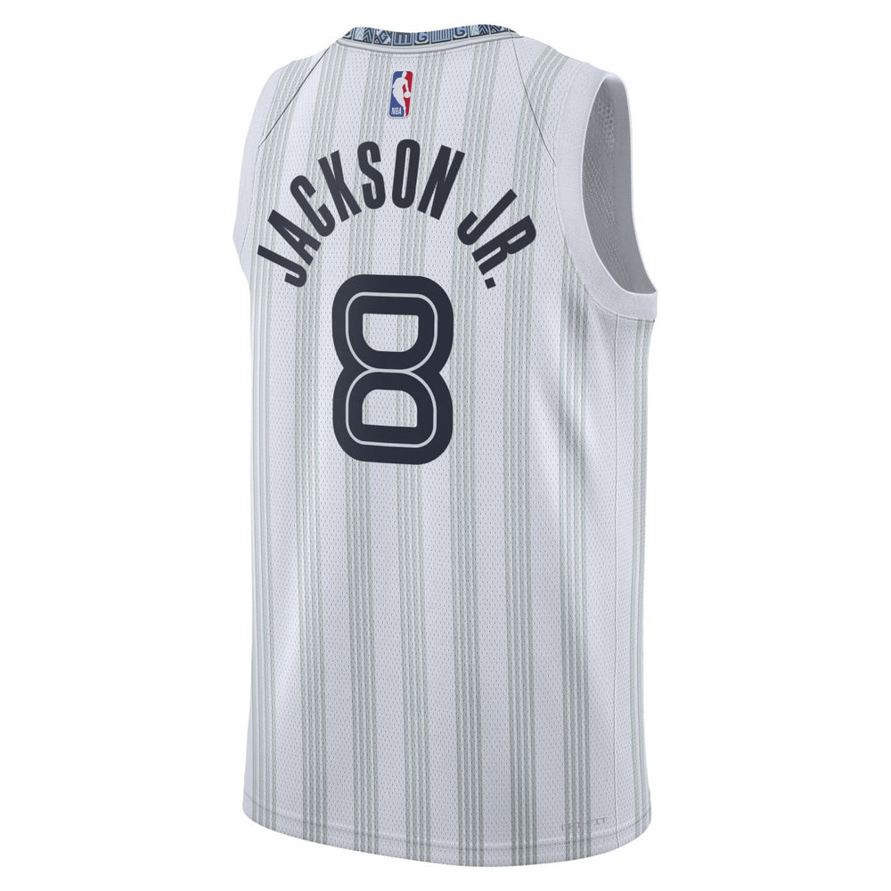 Jaren Jackson Jr. Memphis Grizzlies Unisex 2025/26 Swingman Jersey - White - City Edition