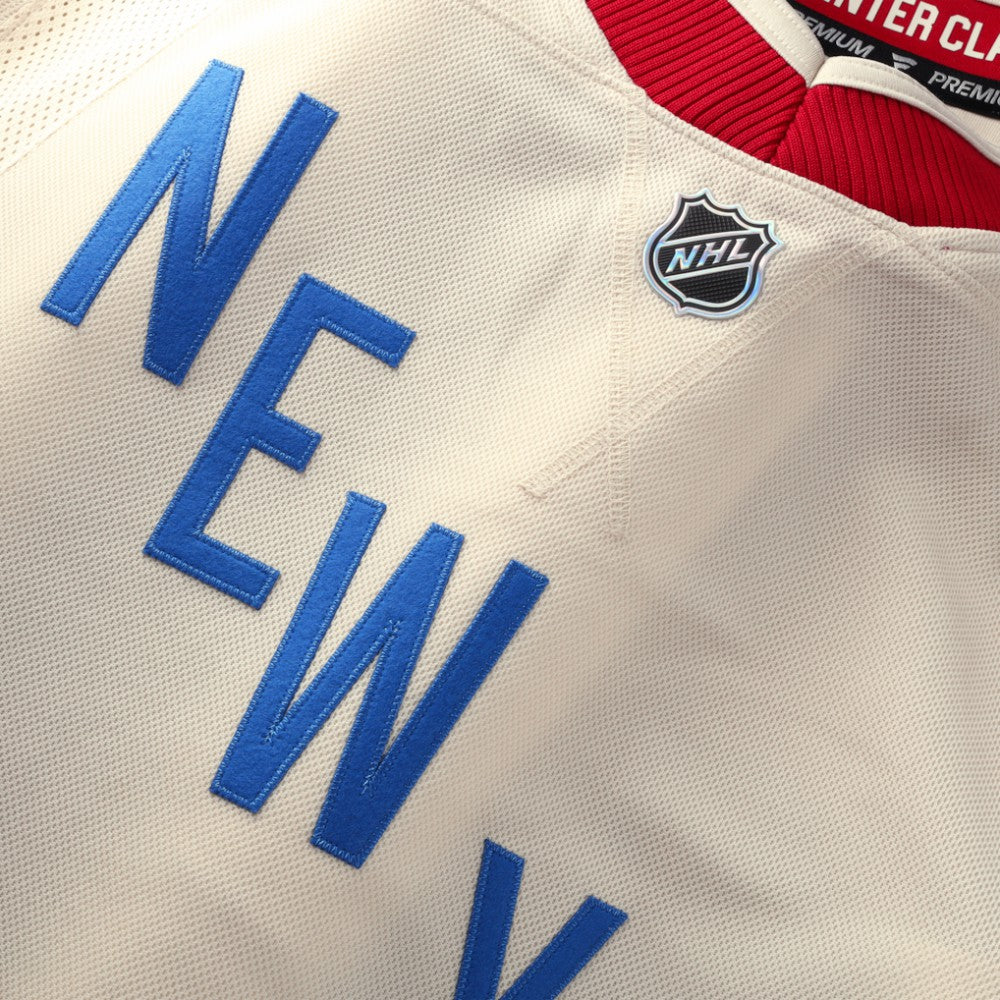 New York Rangers Fanatics 2026 NHL Winter Classic Premium Jersey Beige