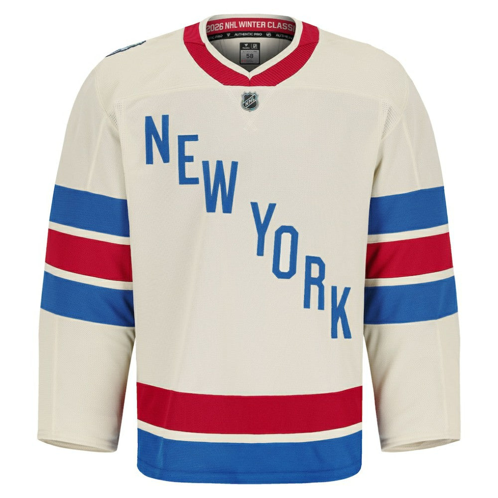 New York Rangers Fanatics 2026 NHL Winter Classic Authentic Pro Jersey Beige