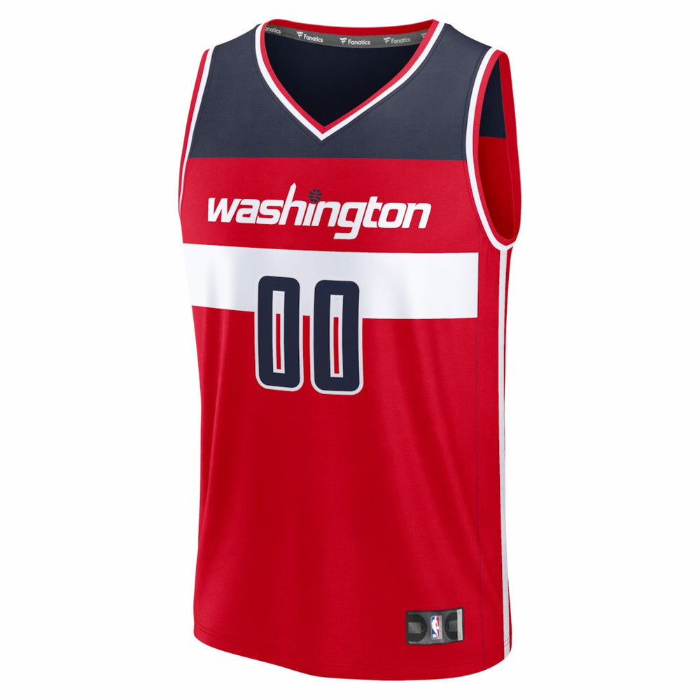 Washington Wizards Fastbreak Custom Jersey - Red - Icon Edition