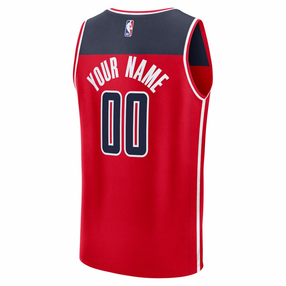Washington Wizards Fastbreak Custom Jersey - Red - Icon Edition