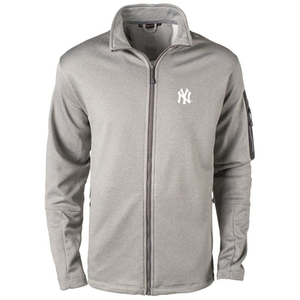 New York Yankees Dunbrooke Pacific Full-Zip Fleece Jacket Heather Gray