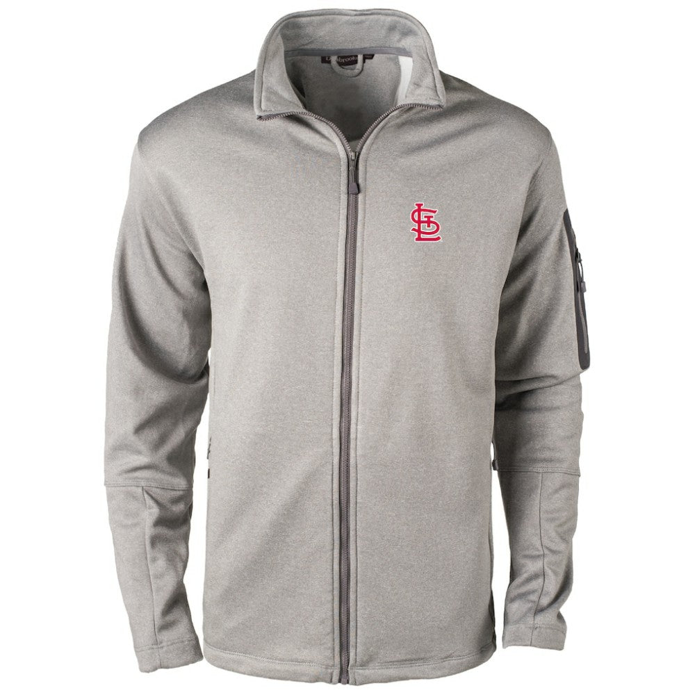 St. Louis Cardinals Dunbrooke Pacific Full-Zip Fleece Jacket Heather Gray
