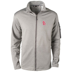 St. Louis Cardinals Dunbrooke Pacific Full-Zip Fleece Jacket Heather Gray