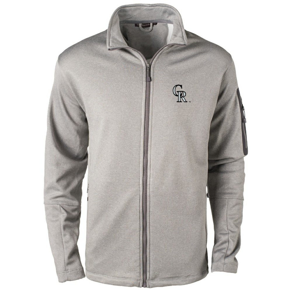 Colorado Rockies Dunbrooke Pacific Full-Zip Fleece Jacket Heather Gray