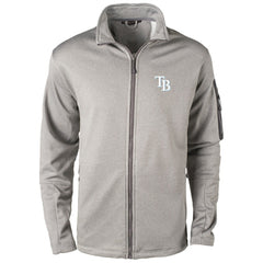 Tampa Bay Rays Dunbrooke Pacific Full-Zip Fleece Jacket Heather Gray
