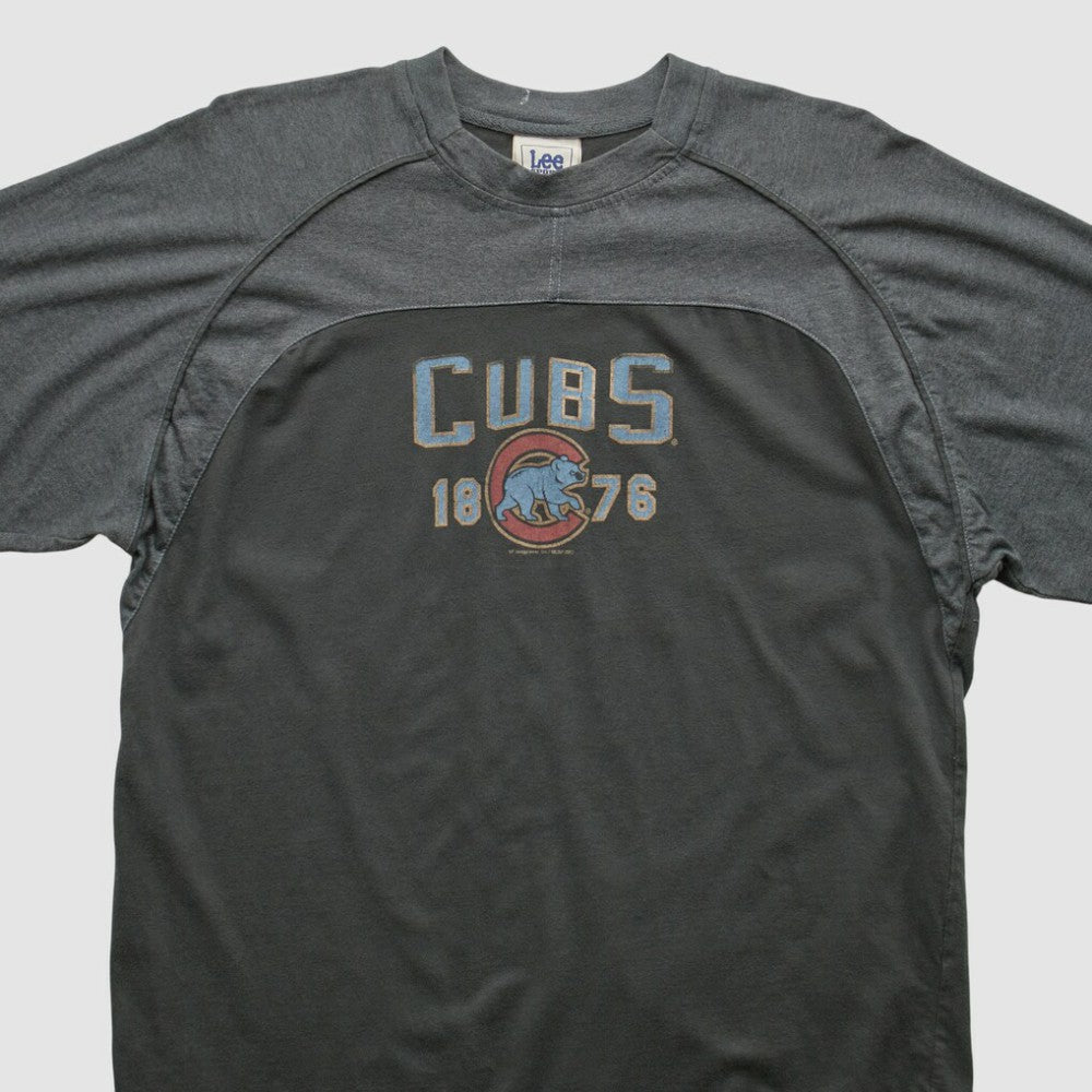 Chicago Cubs Lee Apparel 2007 T-shirt Charcoal Vintage