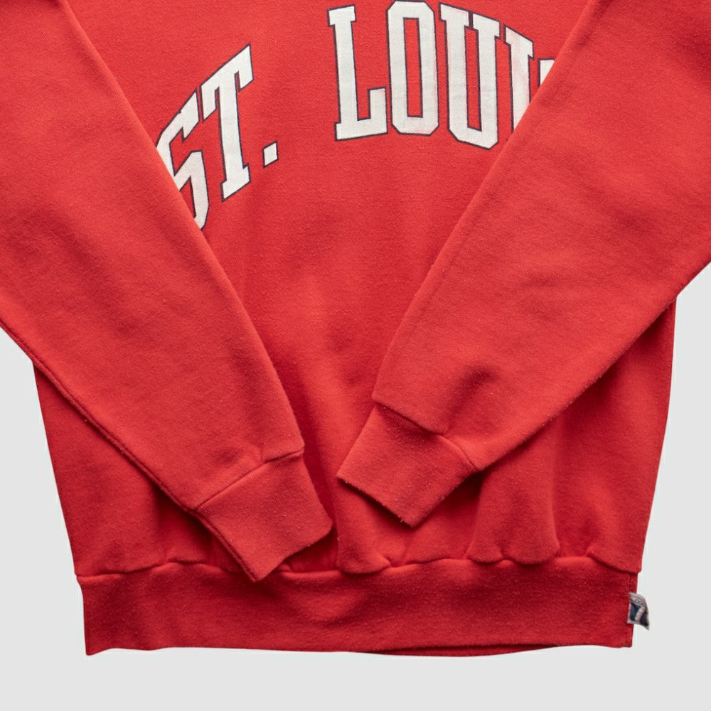 St. Louis Cardinals Logo 7 90s Sweatshirt Red Vintage