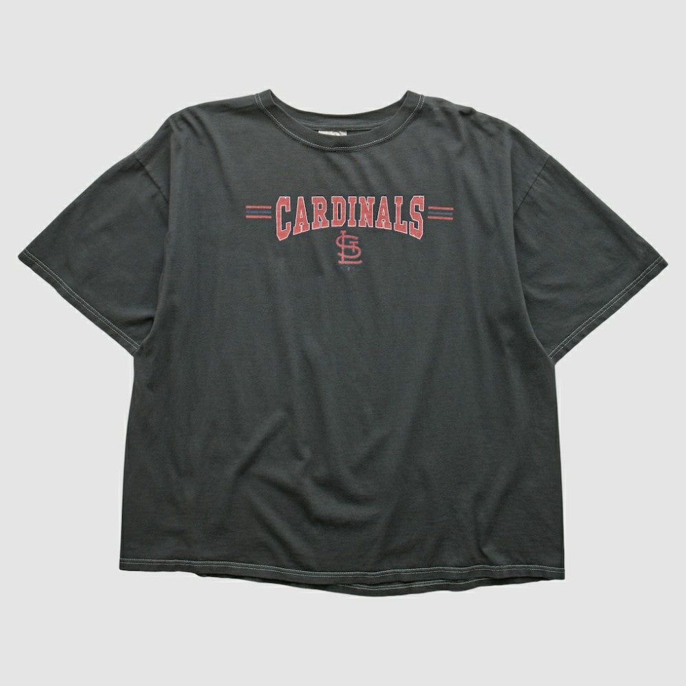 St. Louis Cardinals Adidas 2000s T-shirt Charcoal Vintage