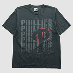 Philadelphia Phillies Majestic 2010s T-shirt Black Vintage