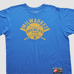Milwaukee Brewers 2000s T-shirt Blue Vintage | Nike