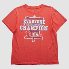 Philadelphia Phillies Majestic 2009 T-shirt Red Vintage