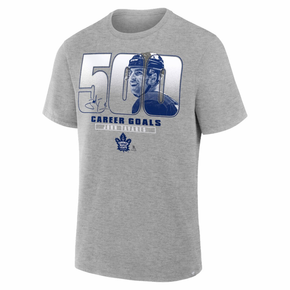 John Tavares Toronto Maple Leafs Legacy Milestone T-Shirt Gray